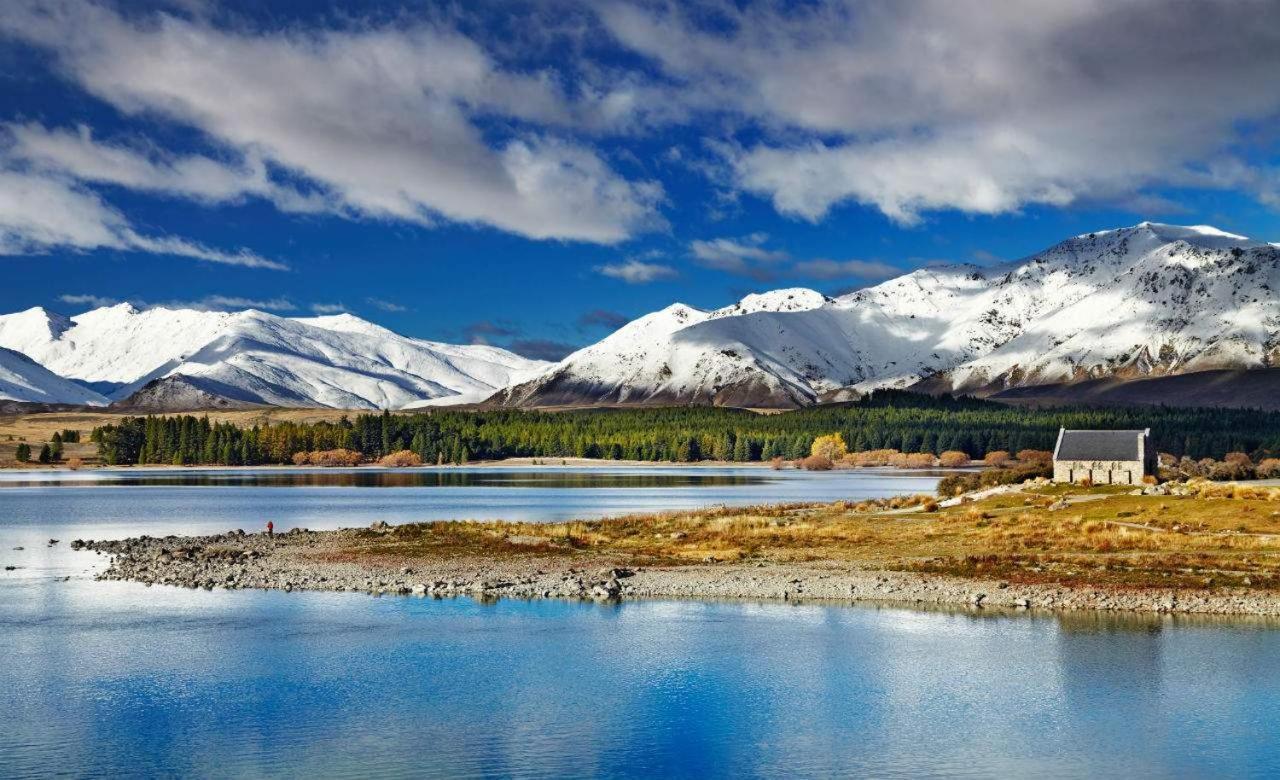 Galaxy 3Br Modern Home With Fireplace Outdoor Spa Lake Tekapo Esterno foto