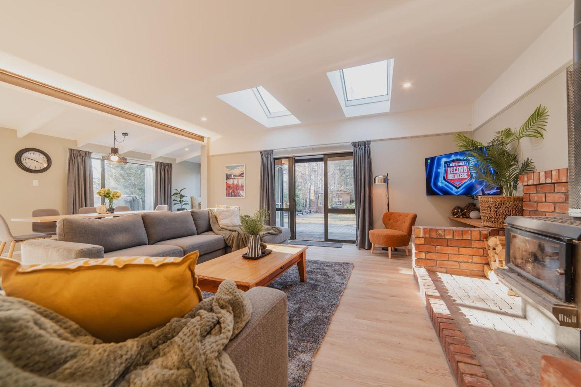 Galaxy 3Br Modern Home With Fireplace Outdoor Spa Lake Tekapo Esterno foto